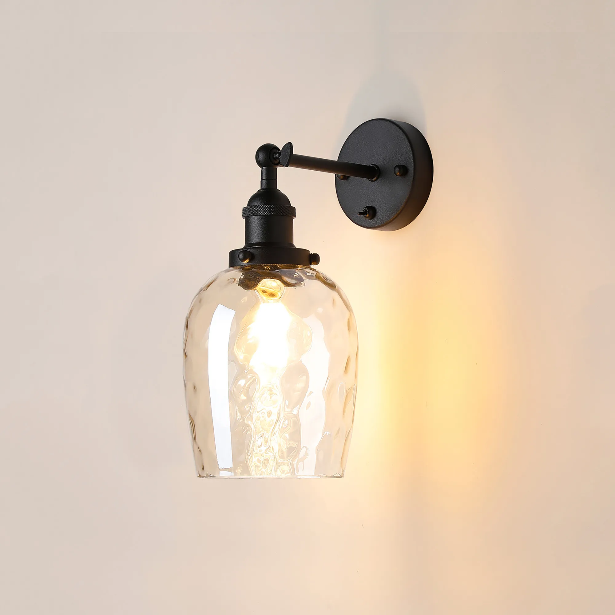 Cawdor Matt Black Wall Lights Deco Armed Wall Lights